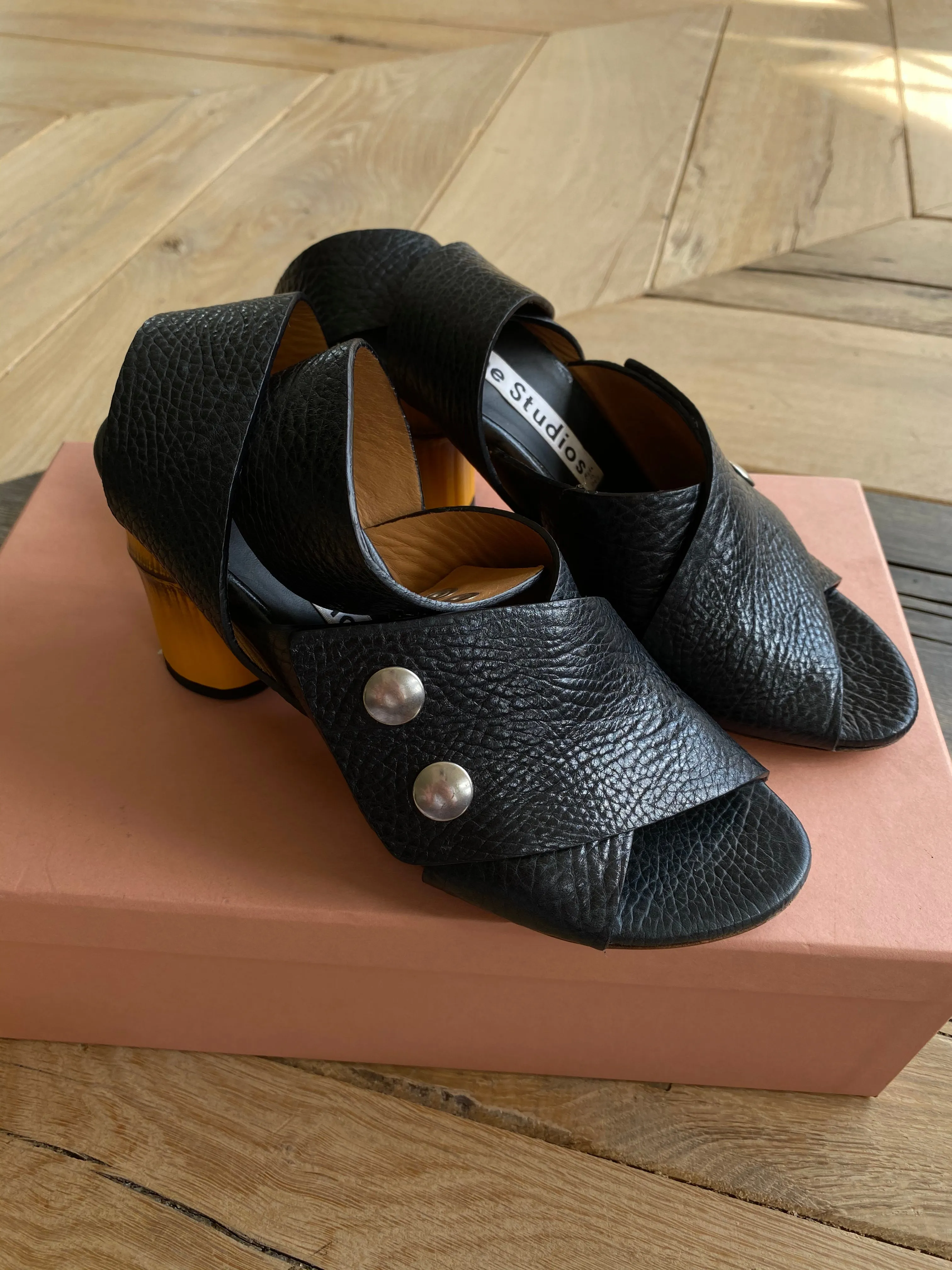 ACNE STUDIOS bamboo sandals