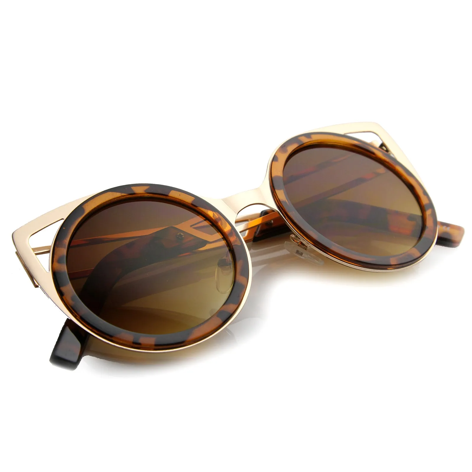 Amazon Dept Cateye Sunglasses With UV400 Protected Composite Lens