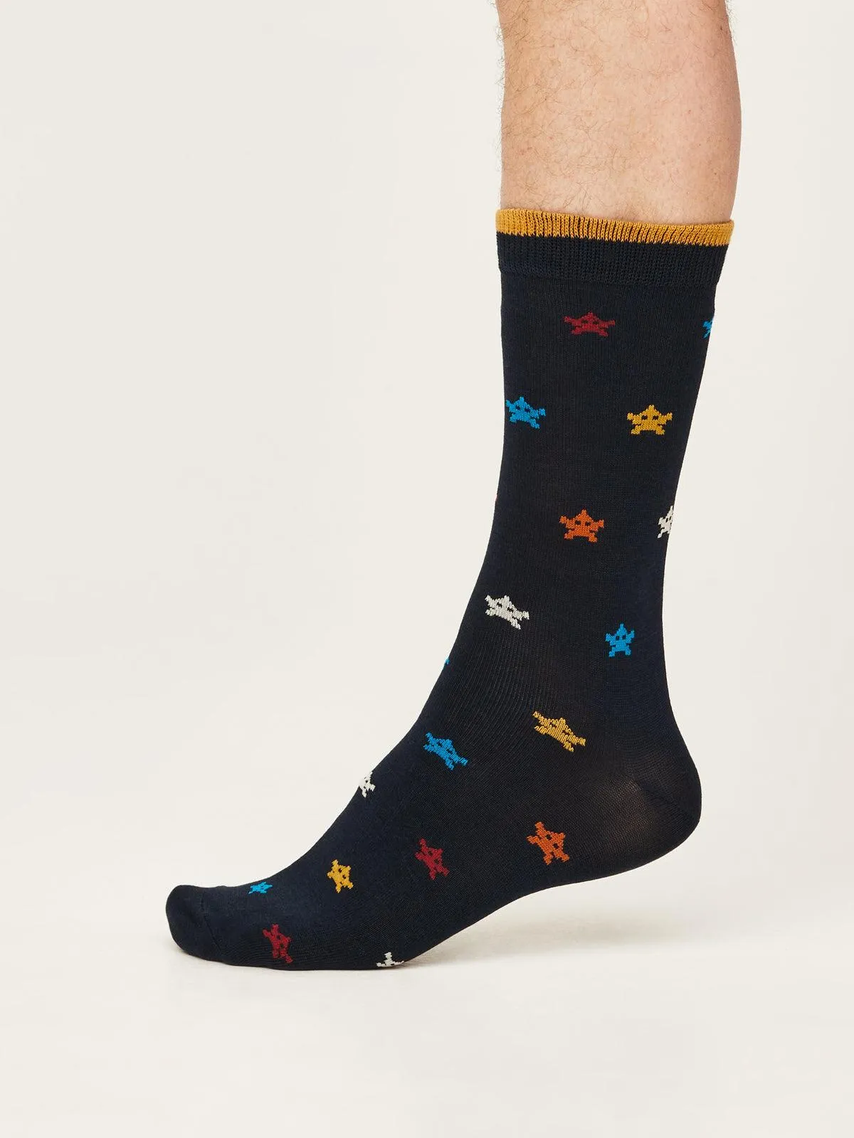 ARCADE  ROCKETS BOX OF 4 SOCKS - MULTI