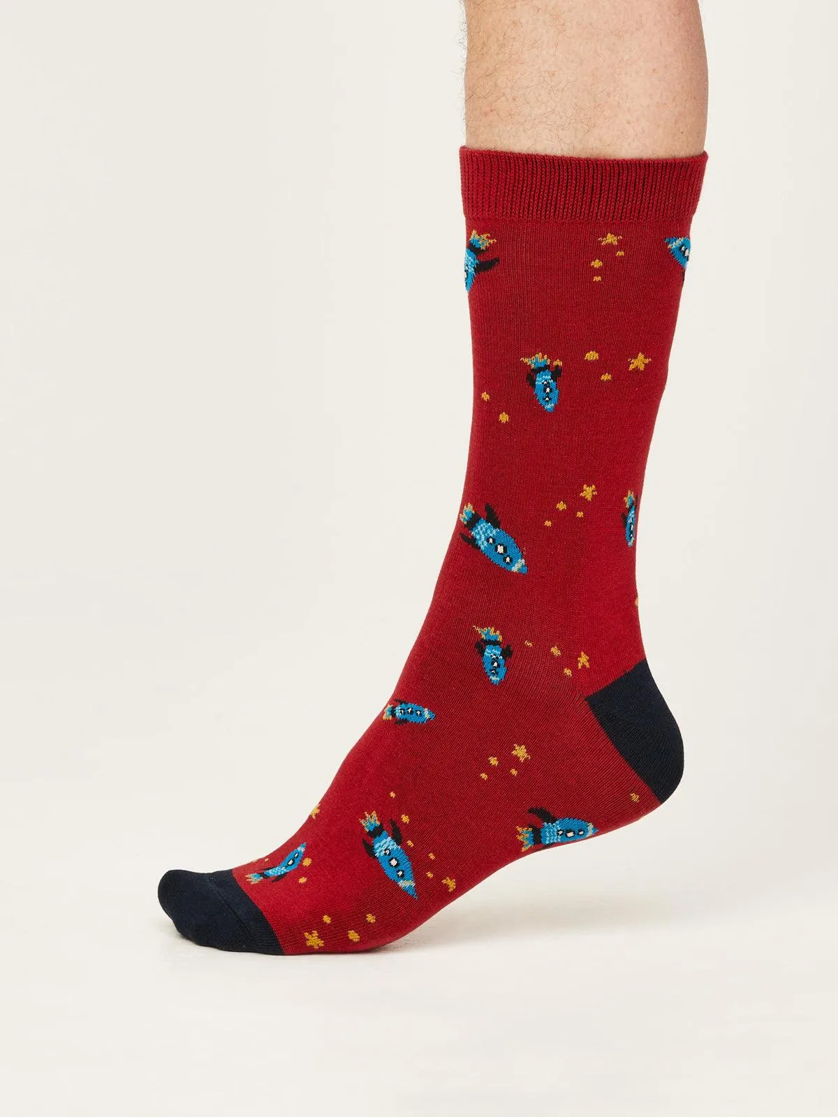 ARCADE  ROCKETS BOX OF 4 SOCKS - MULTI