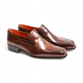 Artioli Cornelio Men's Shoes Patina Calf-Skin Leather Loafers (ART1071)