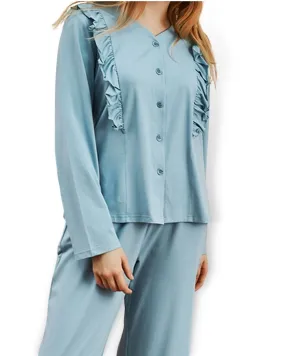 Bamboo & Organic Cotton Womens Button Pjs