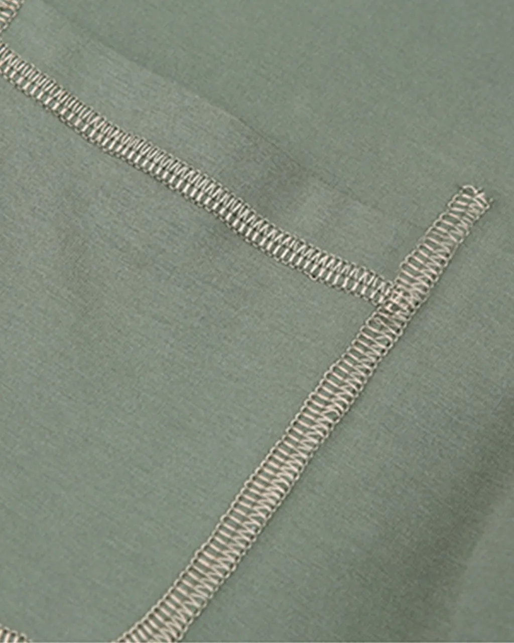 Bamboo Pyjamas Mens - Short Sleeve PJS Loungewear - Khaki Green