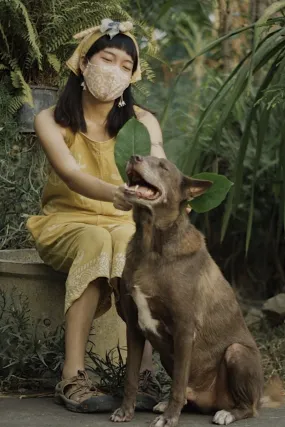 BATIK ORGANIC HAND CRAFTED FACE MASK YU
