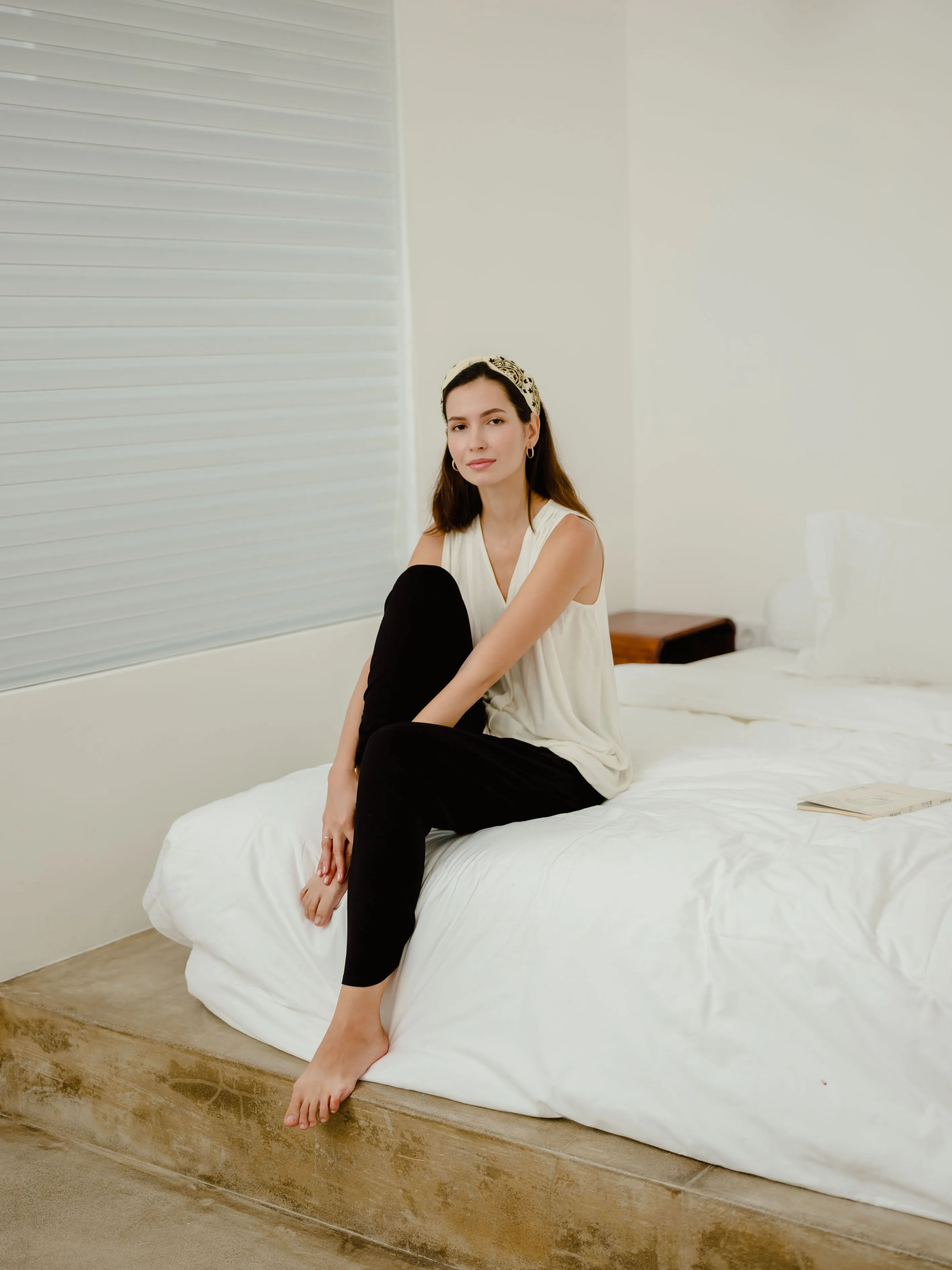 Bella Wrap Bamboo Sleeveless Top