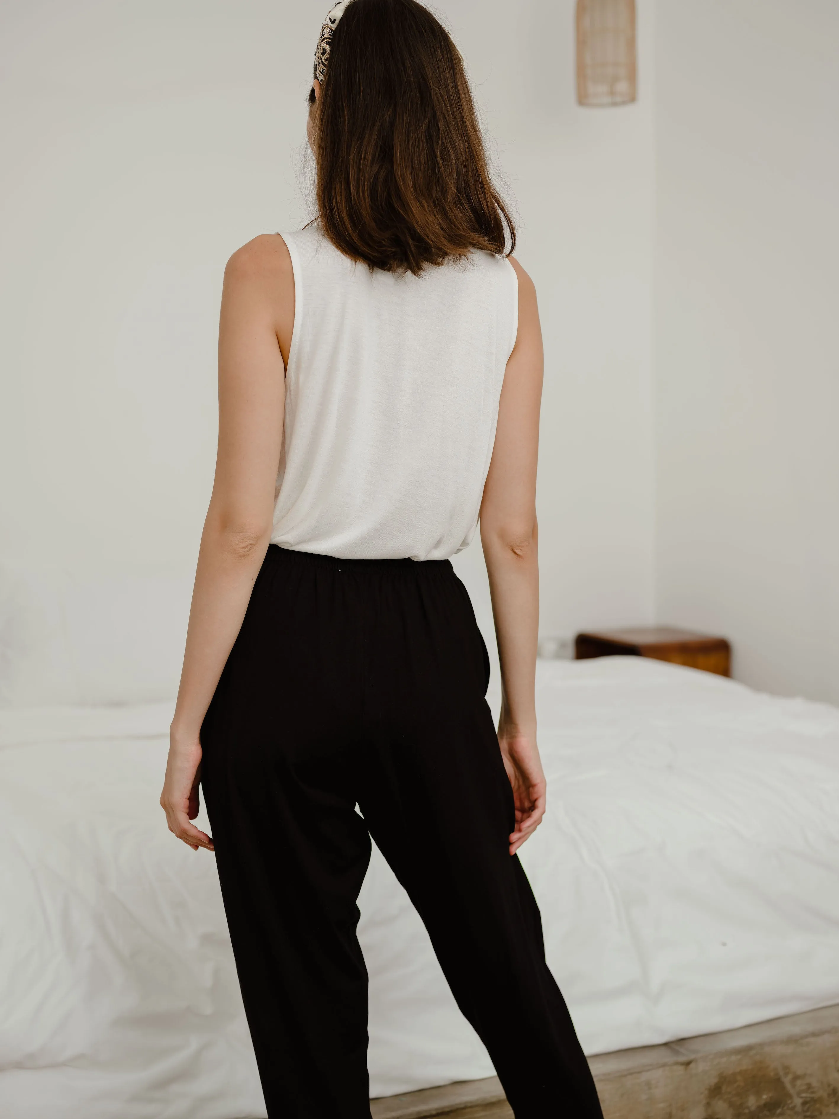 Bella Wrap Bamboo Sleeveless Top