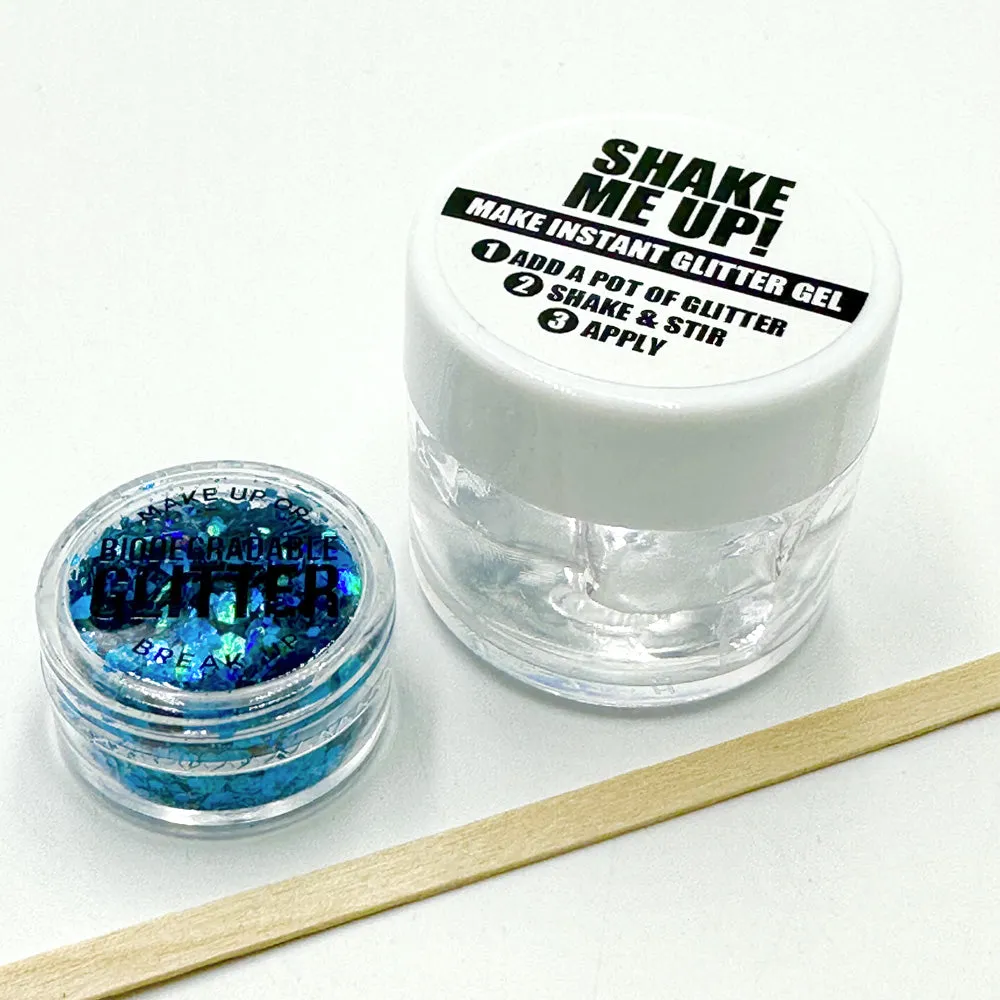 Biodegradable Glitter Gel - Holographic Marine Blue (Chunky Mix)