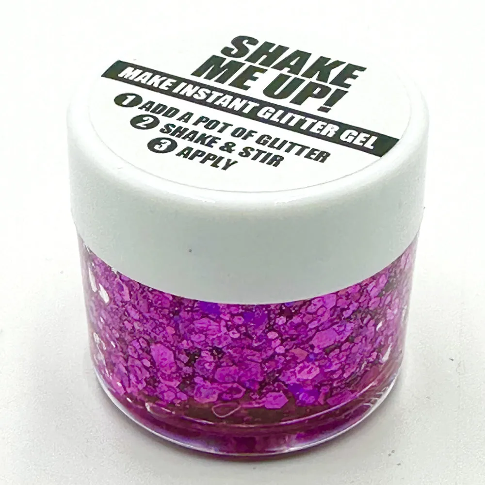 Biodegradable Glitter Gel - Holographic Pinky Purple (Chunky Mix)