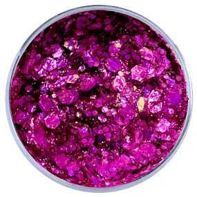 Biodegradable Glitter Gel - Holographic Pinky Purple (Chunky Mix)