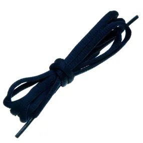 Birch's Oval Half Round 1/4" Shoe Laces - Navy