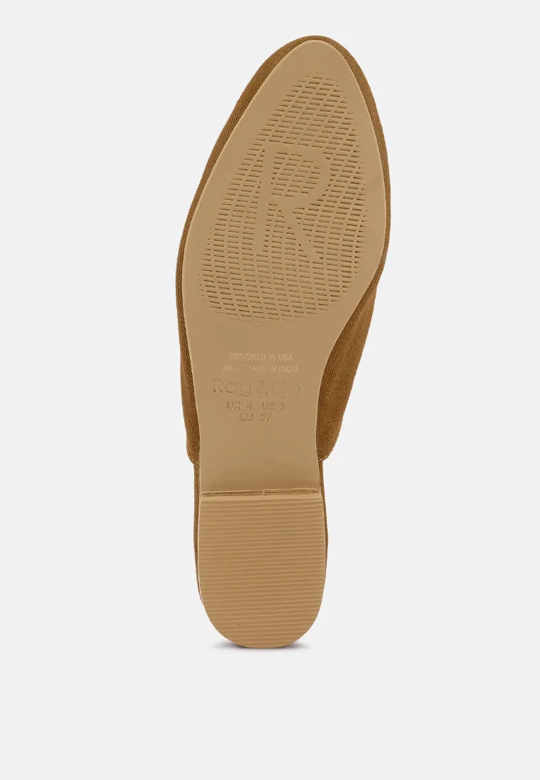 Calico Organic Canvas Mules