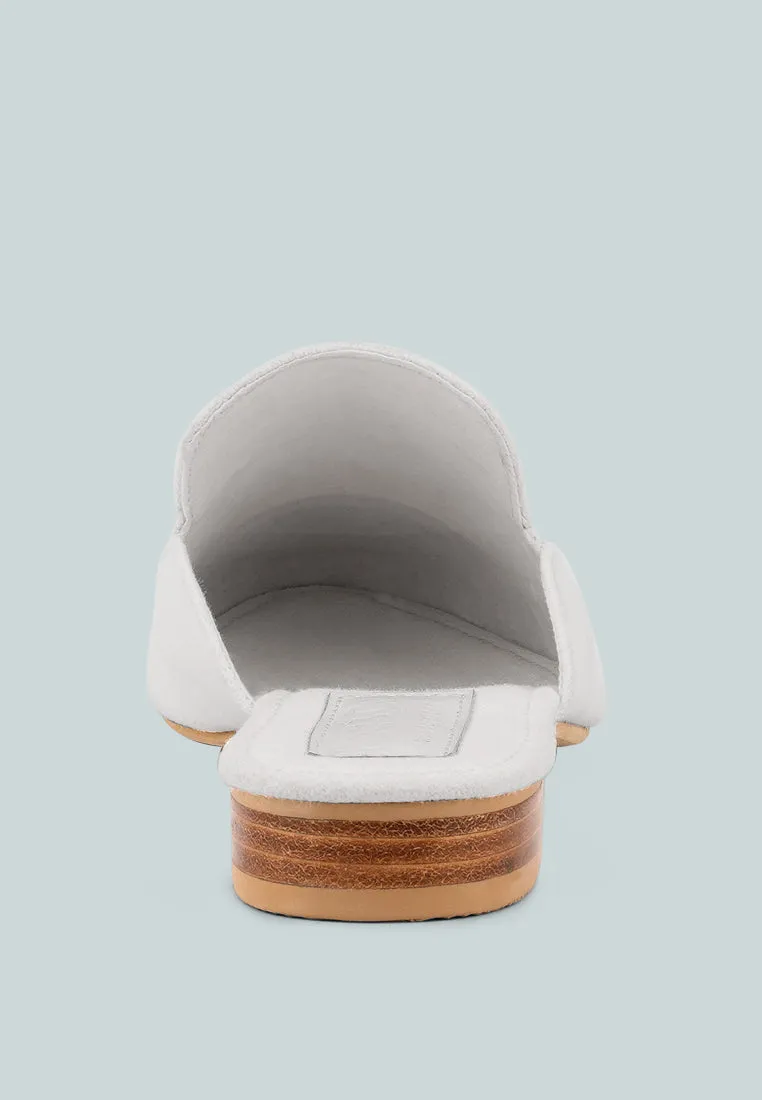 Calico Organic Canvas Mules