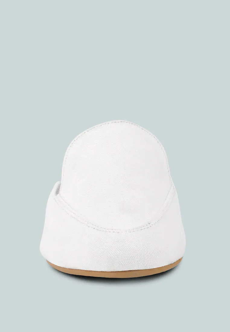 Calico Organic Canvas Mules
