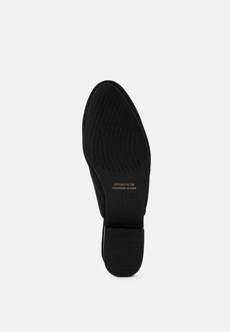 Calico Organic Canvas Mules