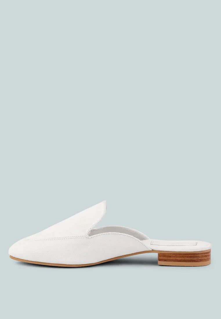 Calico Organic Canvas Mules