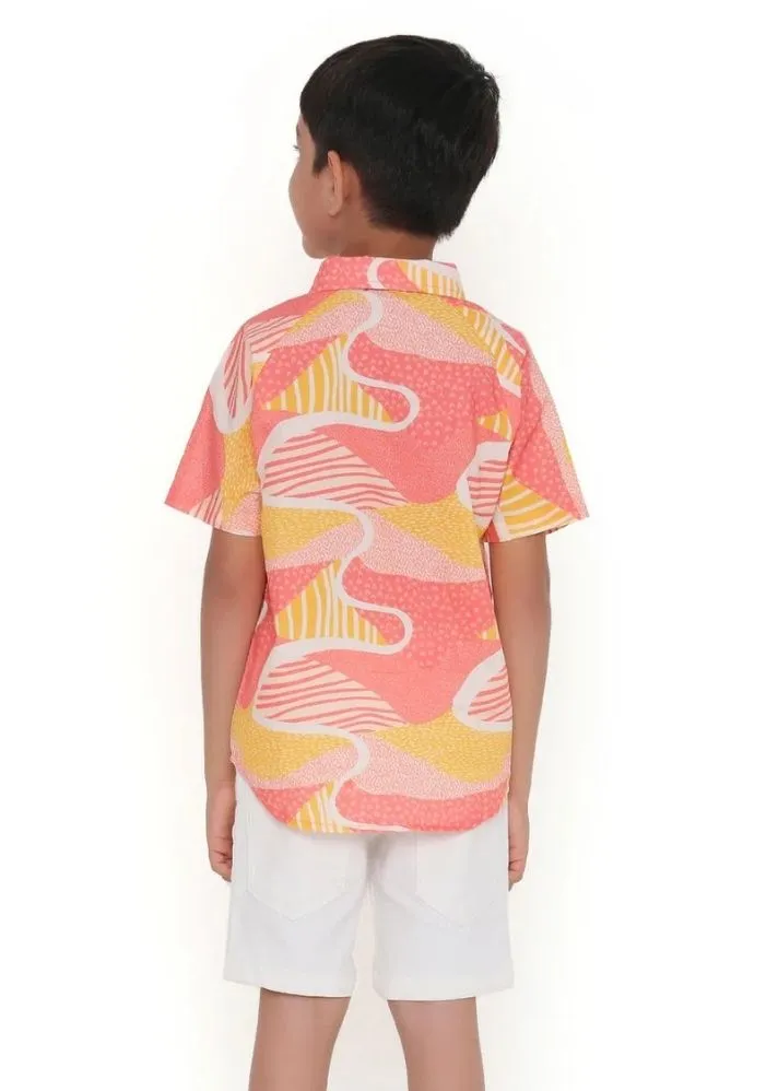Candy Escape Printed Cotton Shirt