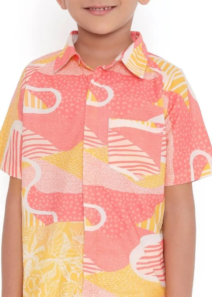 Candy Escape Printed Cotton Shirt
