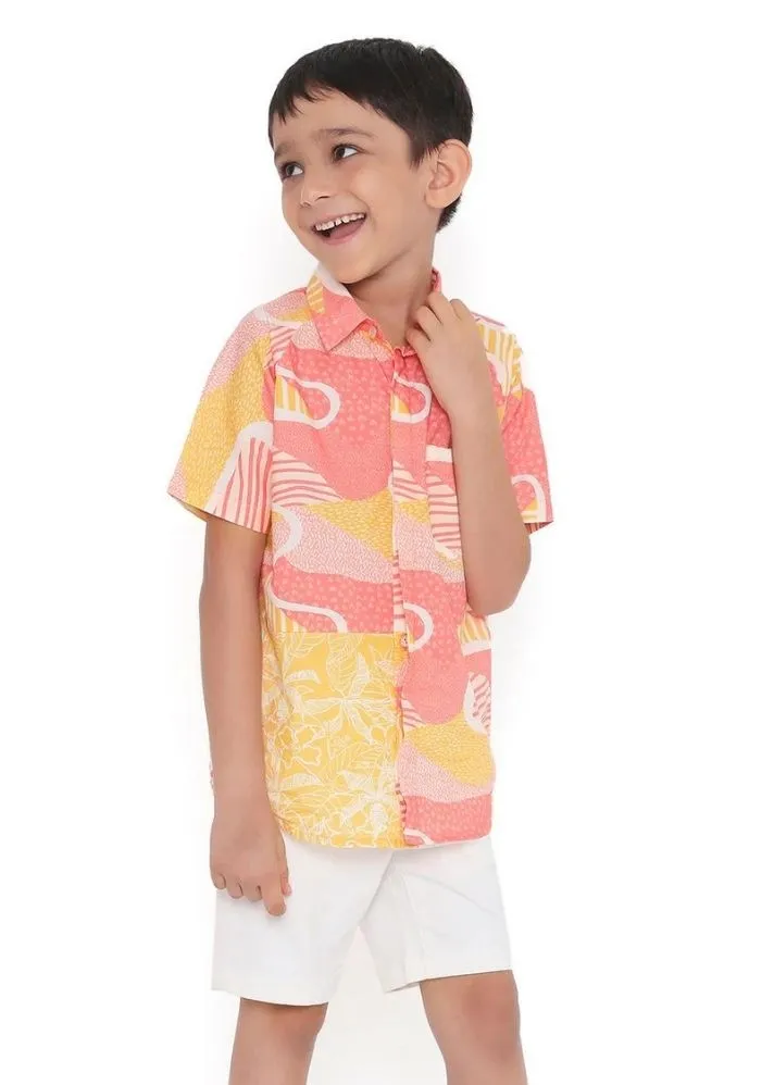 Candy Escape Printed Cotton Shirt