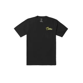 Chain Pocket Short Sleeve Tee - Black