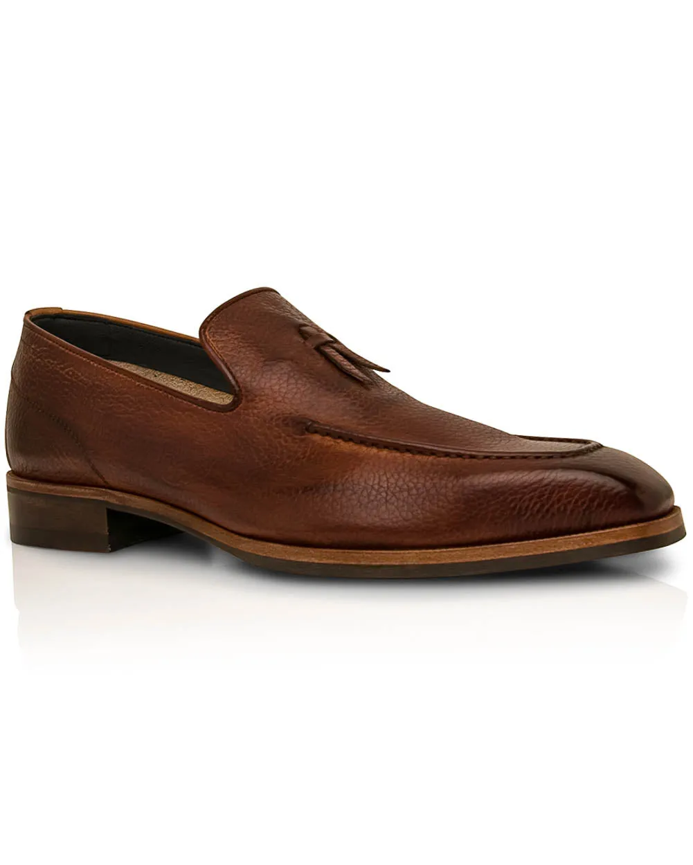 Cordusio Tobacco Leather Loafer