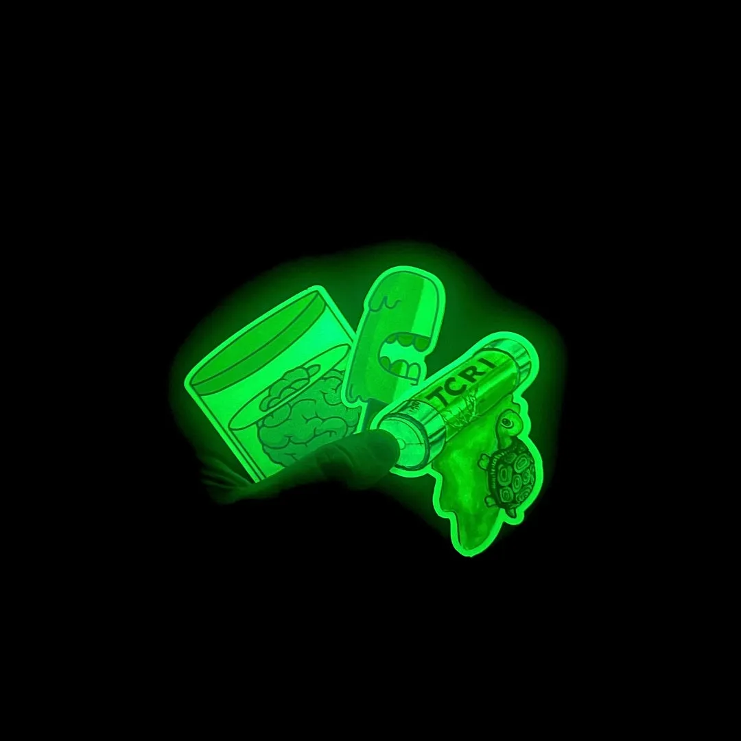 Custom Glow in the Dark Stickers