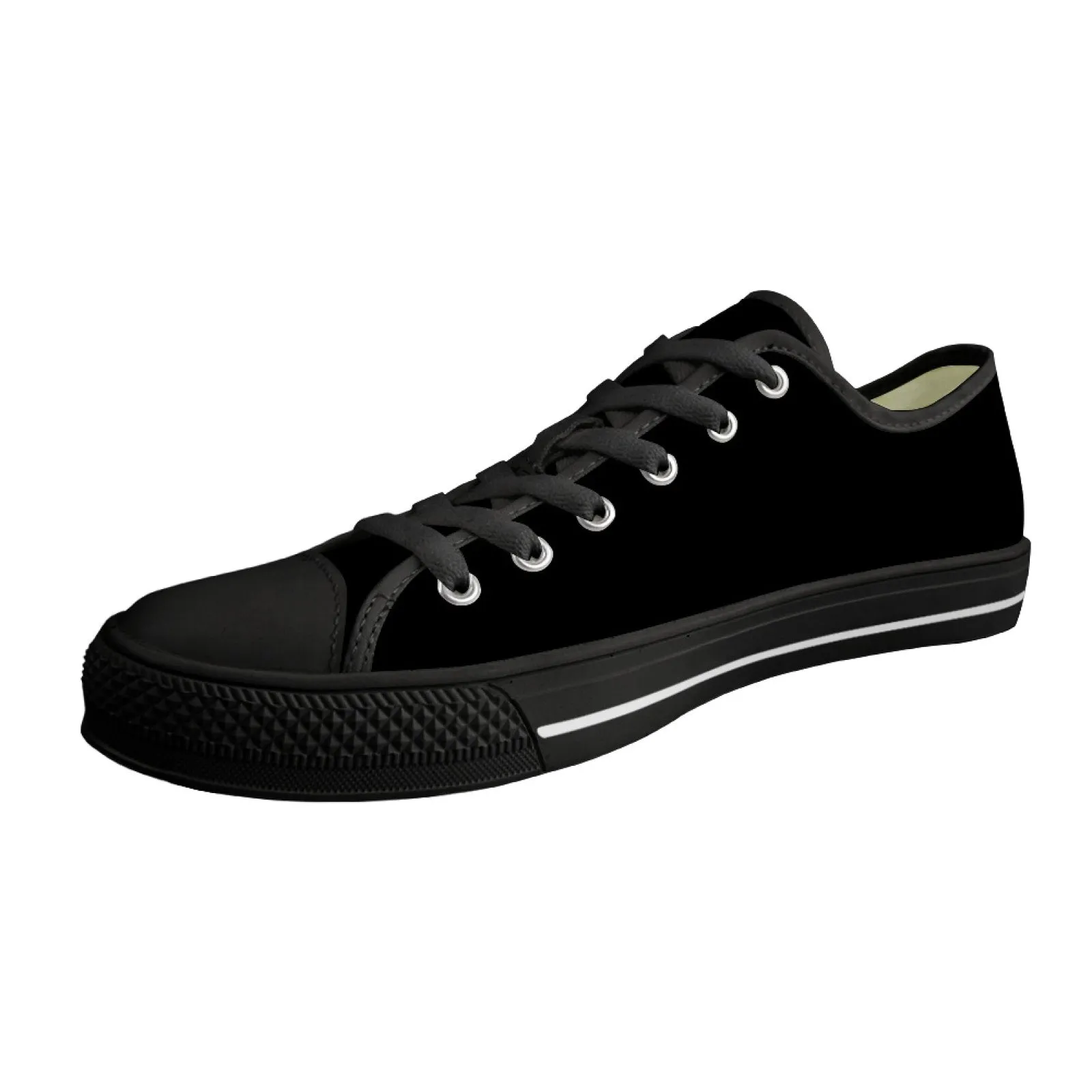 CVHS Blackhawk Round Logo Blackhawk Gold & Black Classic Low Top Canvas Shoes