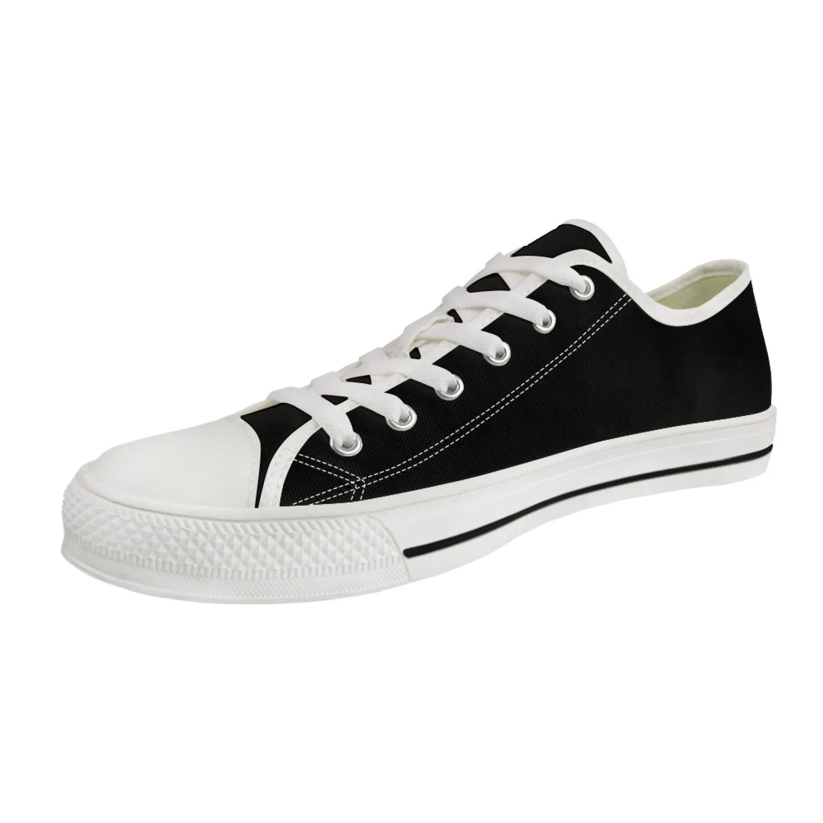 CVHS Blackhawk Round Logo Blackhawk Gold & Black Classic Low Top Canvas Shoes