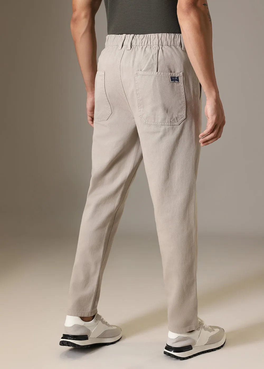 Dark Beige Drill Denim