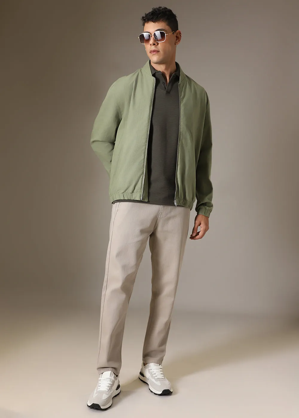 Dark Beige Drill Denim