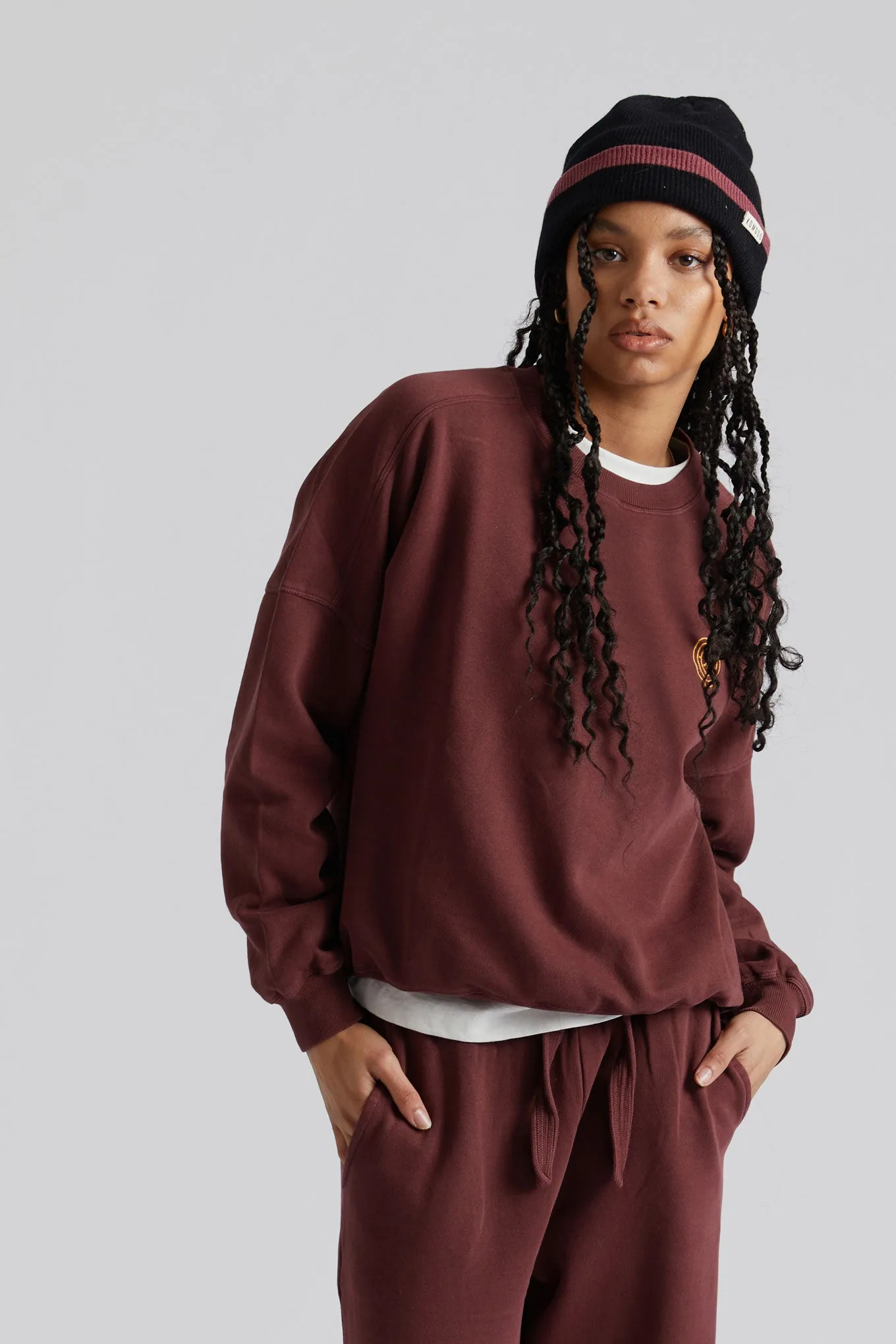 DAWN Sweater Organic Cotton - Walnut Brown