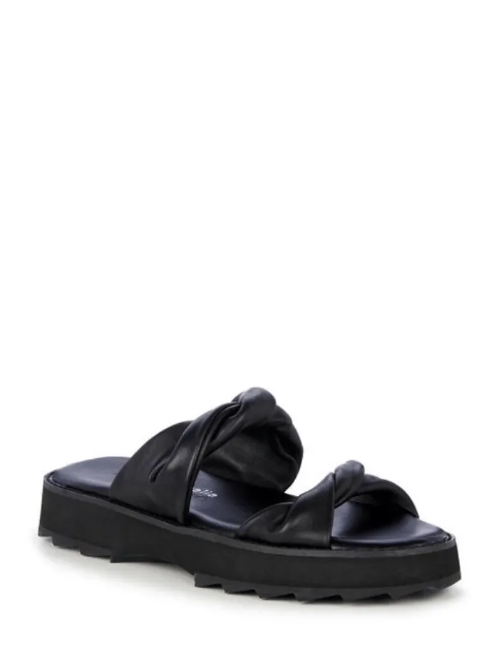 Emu Australia T Bamboo Black Sandals W12703 BLAK