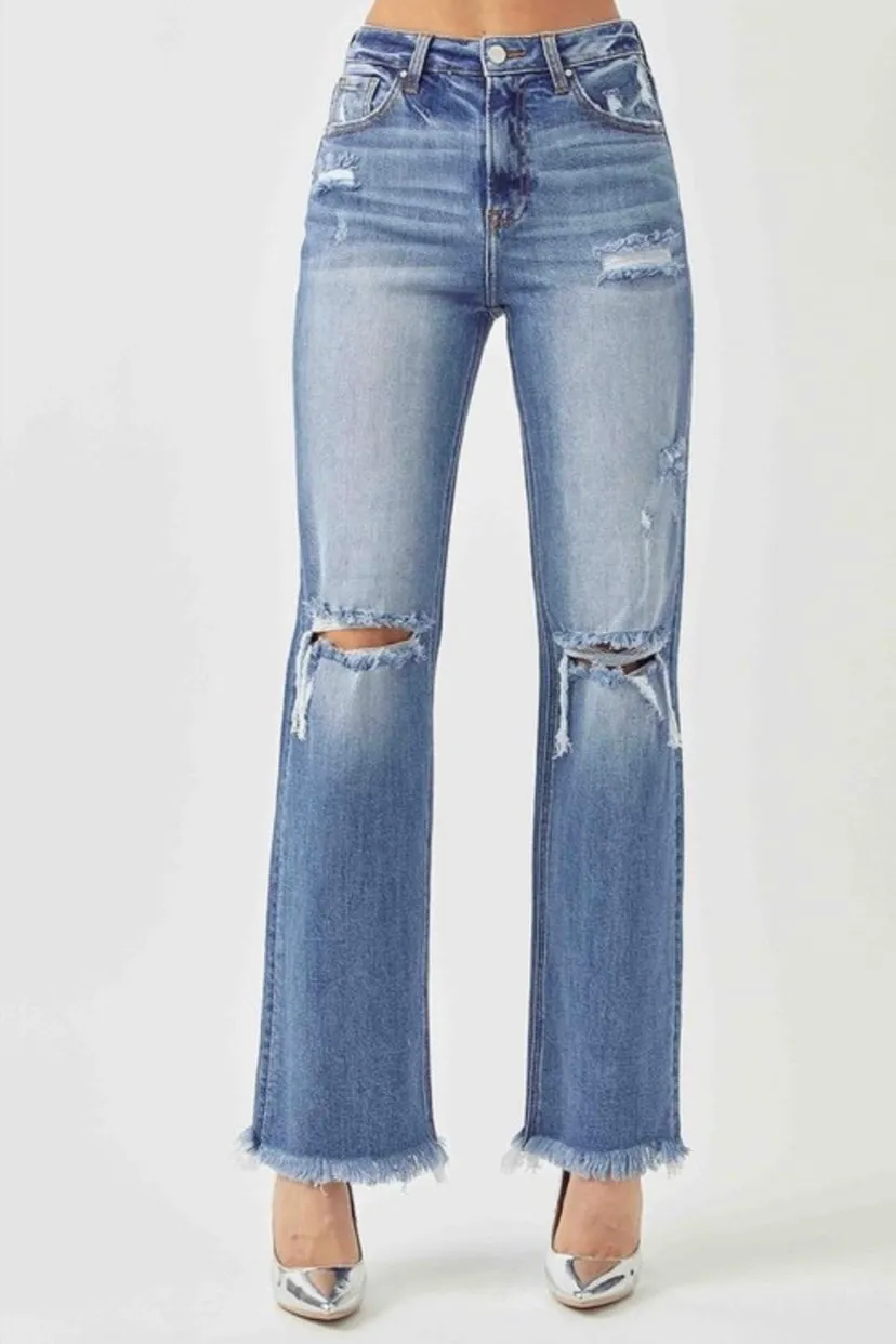Fall For It Jeans - Medium Wash