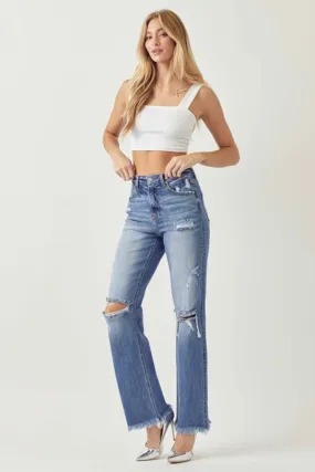 Fall For It Jeans - Medium Wash