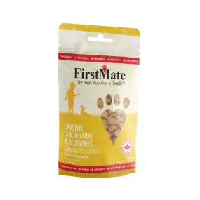 FirstMate Cage Free Chicken & Blueberry Mini Trainers Dog Treats, 8 oz