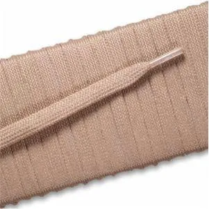 Flat Dress Laces - Beige (2 Pair Pack) Shoelaces