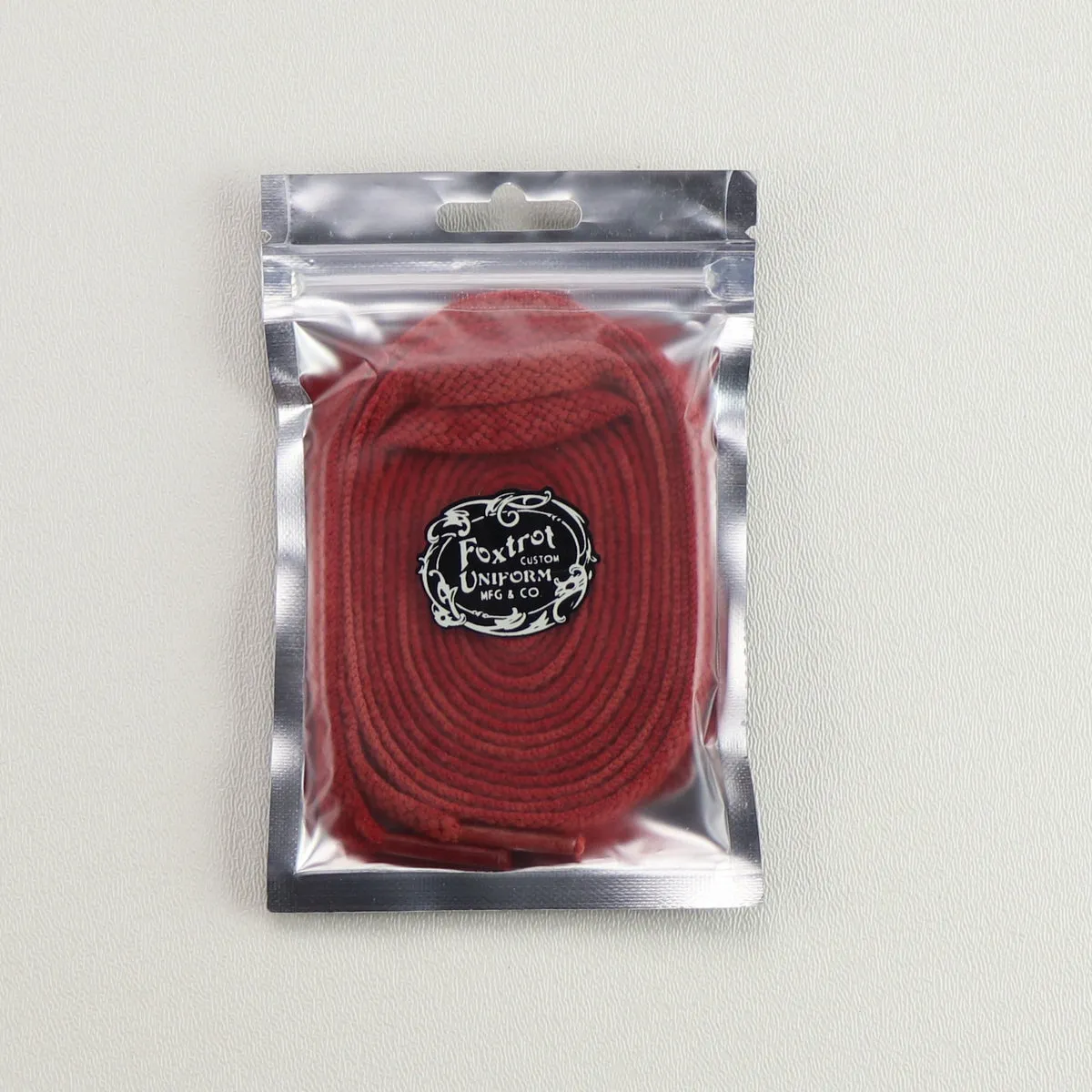 Foxtrot Uniform Poly Fade Red 120 Low Top Laces
