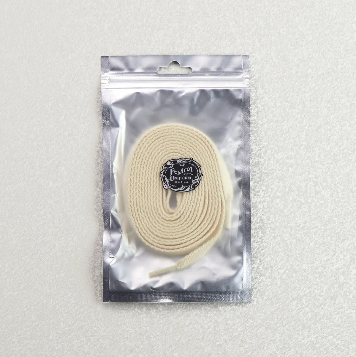 Foxtrot Uniform Solid Cream 120 Low Top Laces