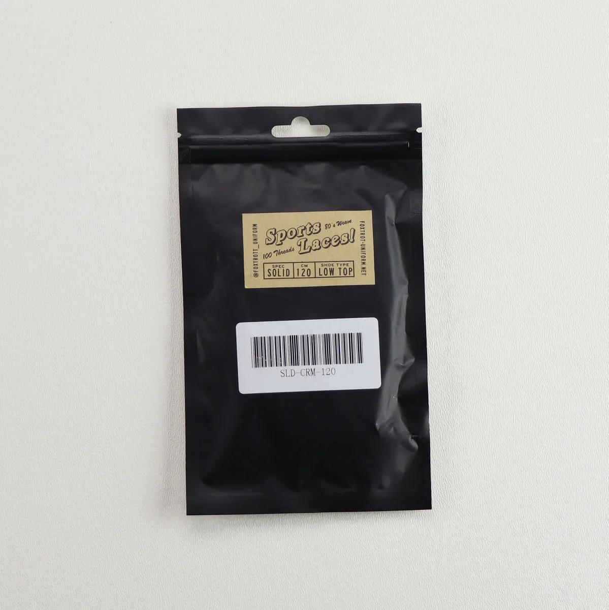 Foxtrot Uniform Solid Cream 120 Low Top Laces