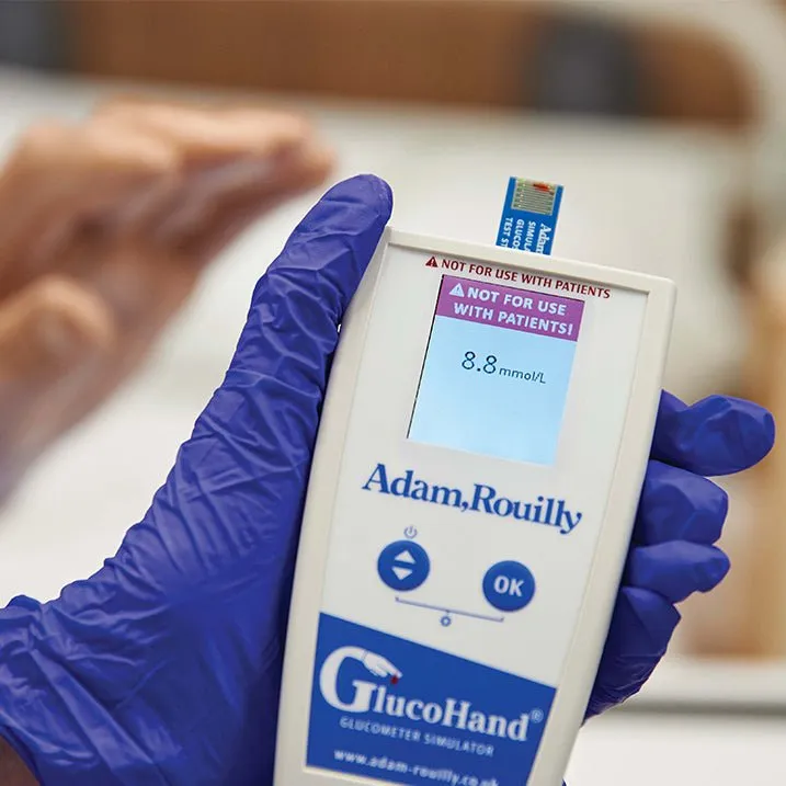 GlucoHand® - Digital Glucometer Simulator