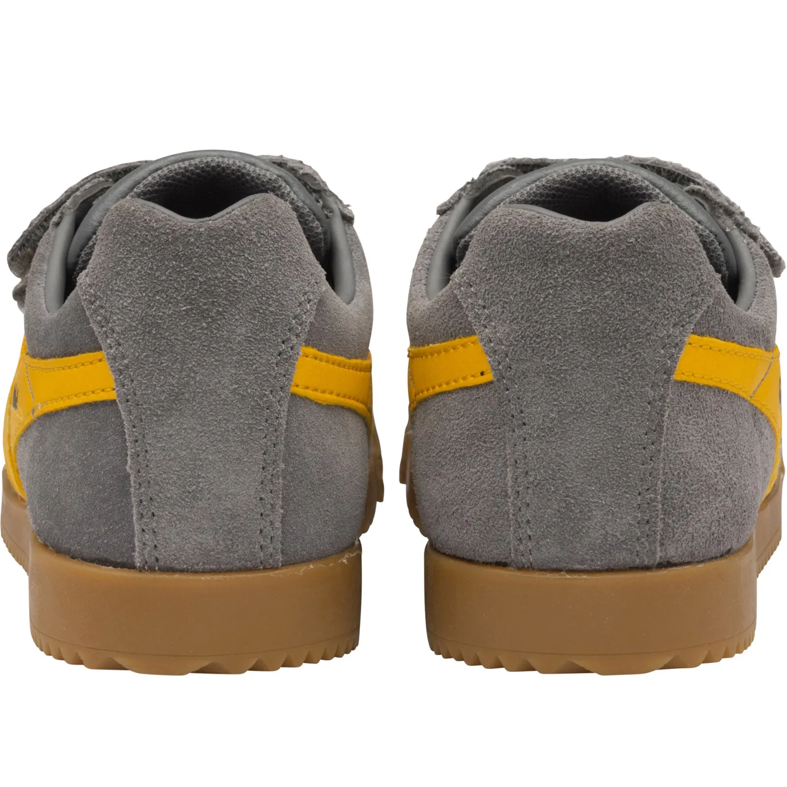 Gola Classics Kids Harrier Strap Suede Trainers - Ash