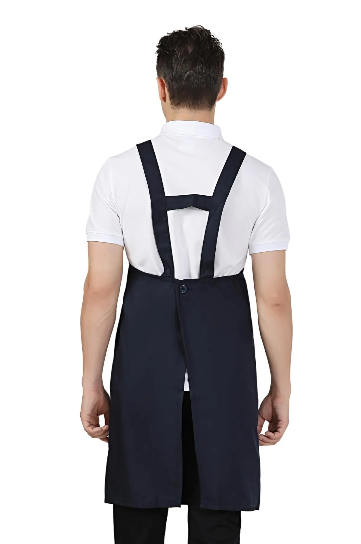 Hansel Navy Blue Service Bib Apron