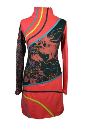 hi-neck-designed-dress-with-patch-and-embroidery-1