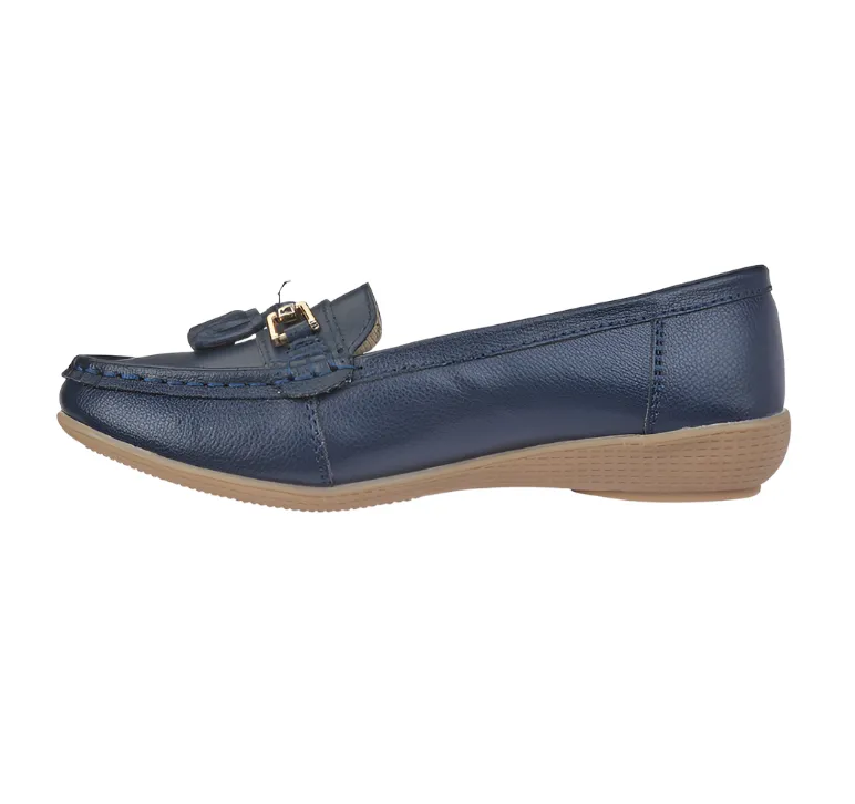 Jo & Joe Womens Loafer Nautical Royal Blue