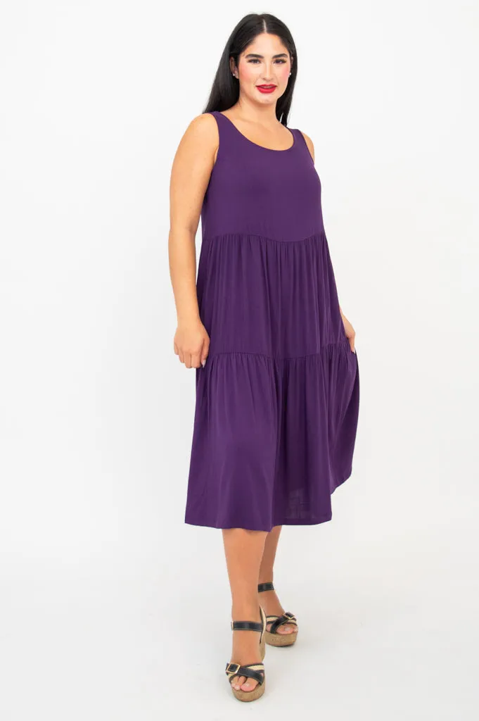 Juni Dress, Royale, Linen Bamboo