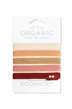 Kooshoo Organic Hair Ties - Ginger