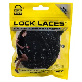 Lock Laces No Tie Shoelaces 2-pack Black | Buy Lock Laces No Tie Shoelaces 2-pack Black here | Outnorth
