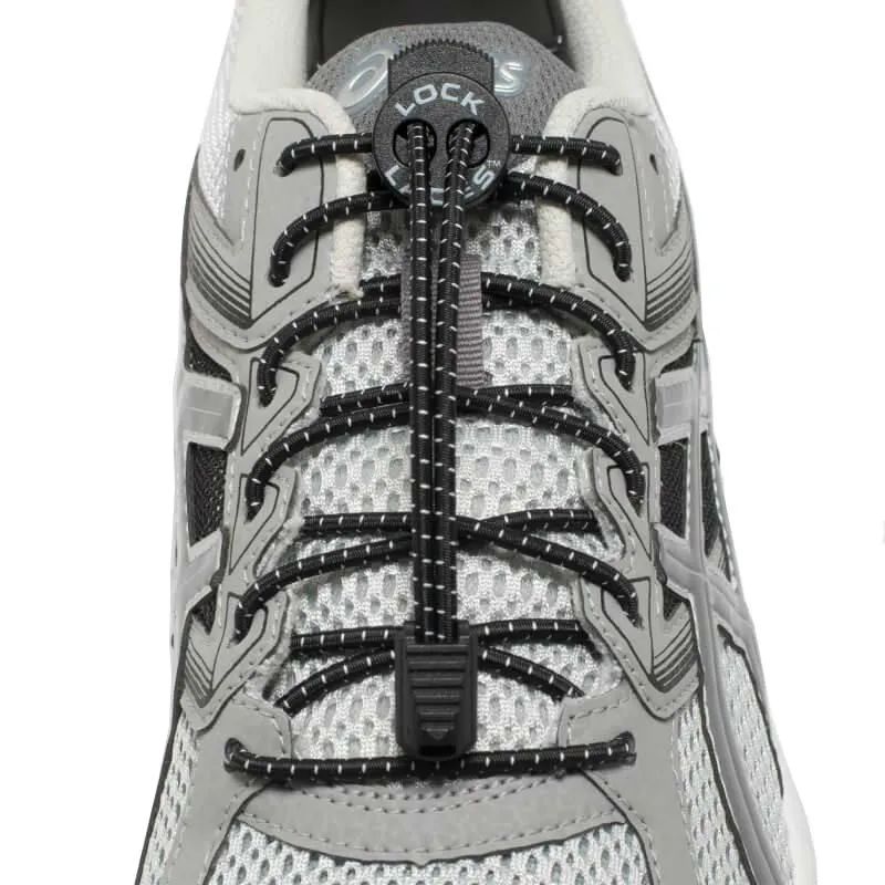Lock Laces No Tie Shoelaces Black | Buy Lock Laces No Tie Shoelaces Black here | Outnorth