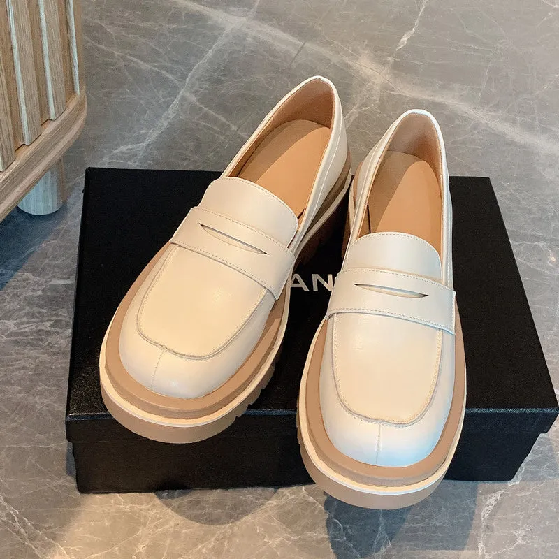 Lug Sole Loafers Womens - Zari