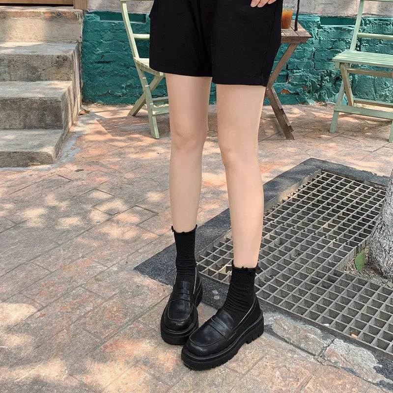 Lug Sole Loafers Womens - Zari