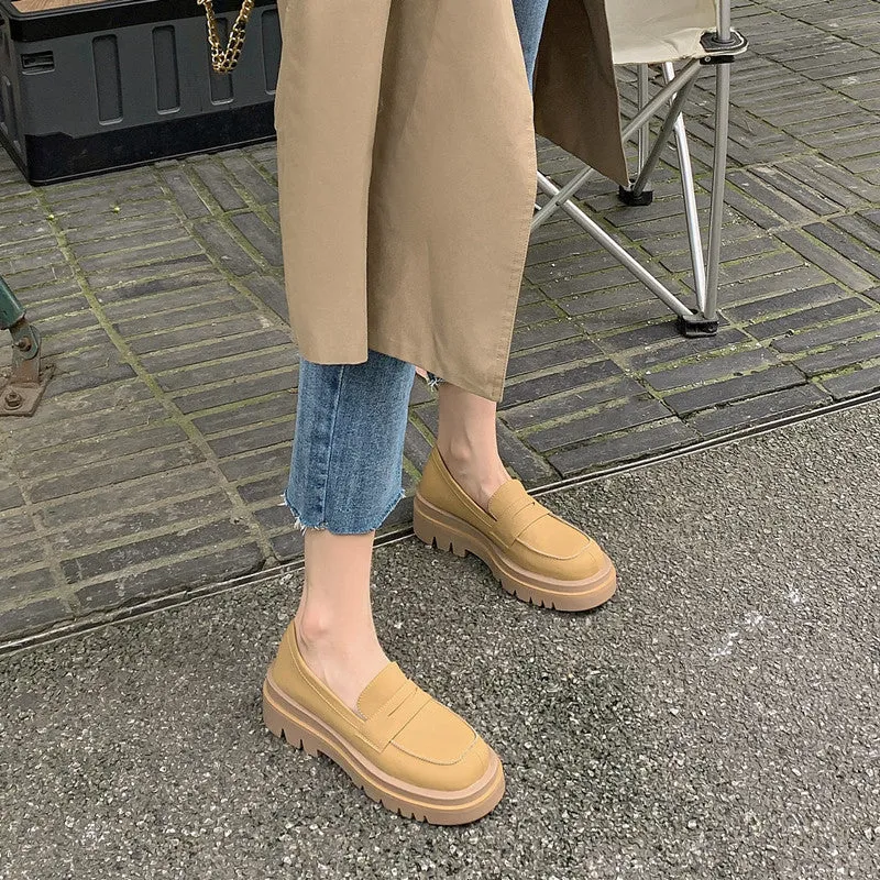 Lug Sole Loafers Womens - Zari